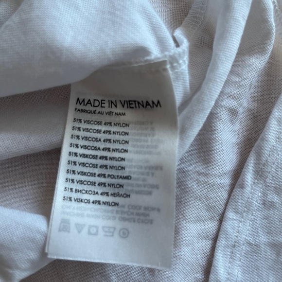 Club Monaco Jandina White Shirt Oversize Nordstrom L - Picture 10 of 13